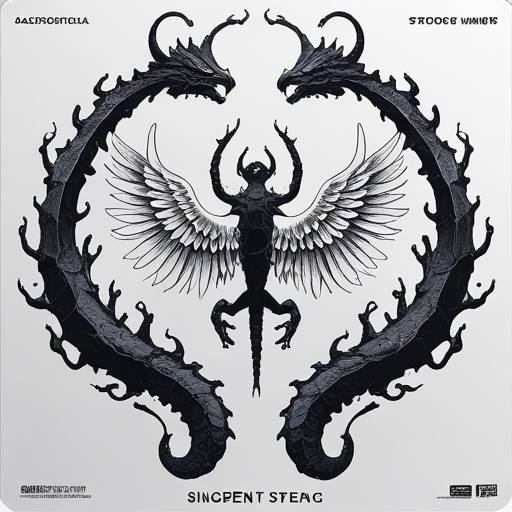 Sacred Wings of the Serpent’s Path Tattoo idea