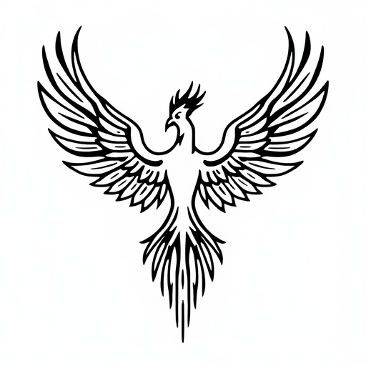 Phoenix’s Wings of Fate Tattoo idea