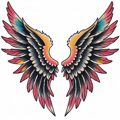Celestial Wings Tattoo idea
