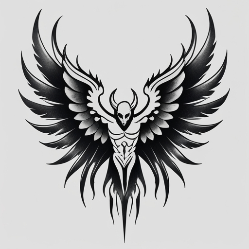 Cursed Wings Tattoo idea
