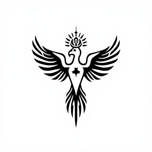 Sacred Phoenix’s Breath of Time Tattoo idea