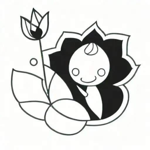 Lotus Flower In