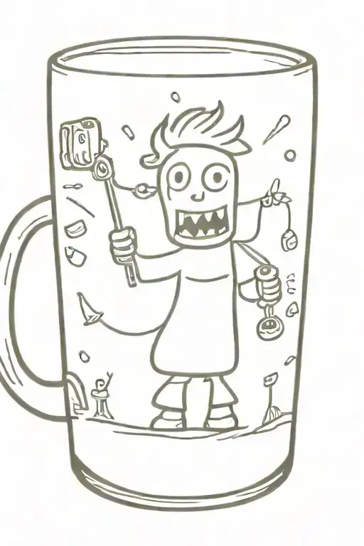 Pc Gamer Beer Mug Surrounded