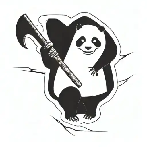 Panda Grim Reaper