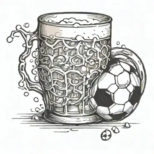 Soccer Ball Beer Mug