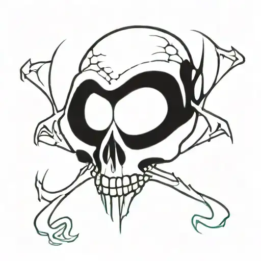 Skull On Shoulder Less Demonic