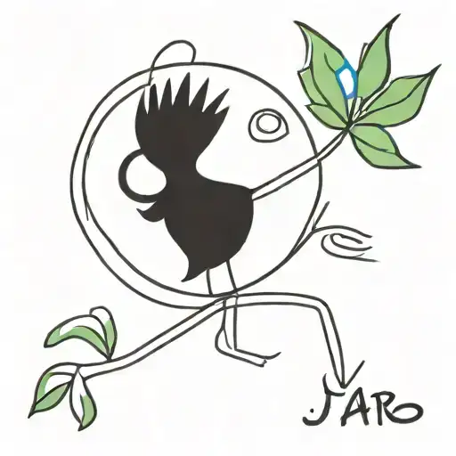 Name 'Jairo' With A Single Leaf To The Side