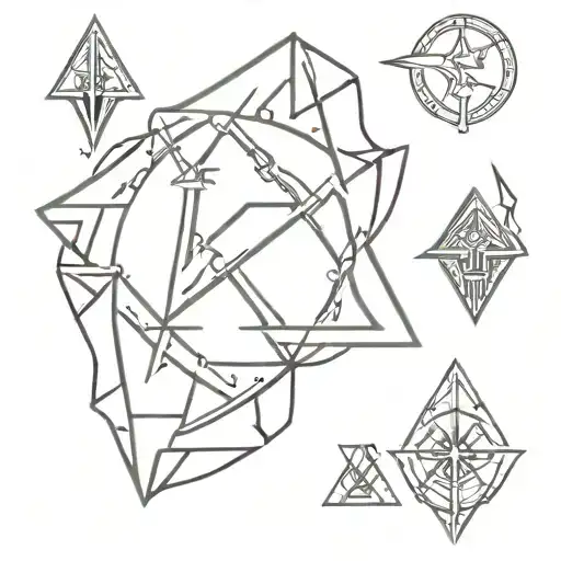 Combine The Rune Sacred Symbol With Elements Of The Legend Of Zelda