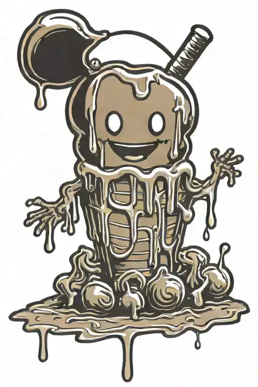 Melting Icecream Cover Up