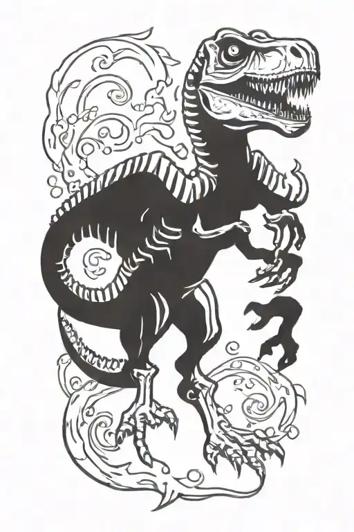 T-rex With Long Arms