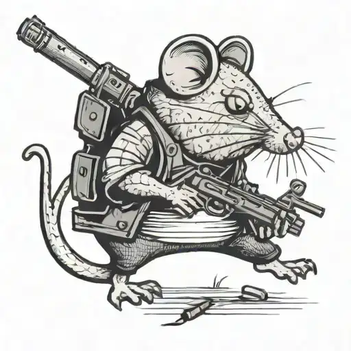 Rat With A Gun