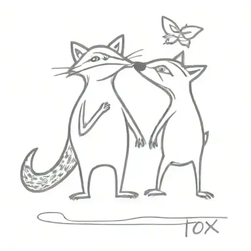 Badger And Fox