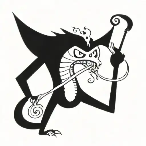 Demon With Long Tail