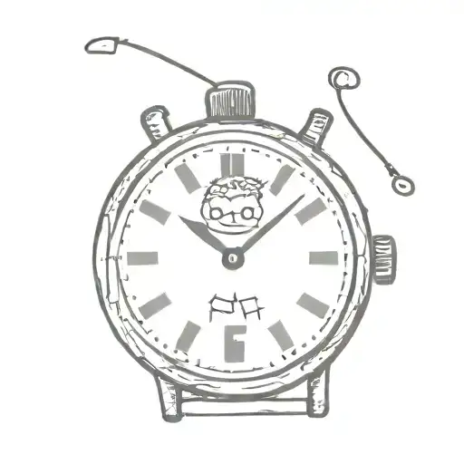 I Want A Watch Wrapping Some Bills That Represents Time Is Money