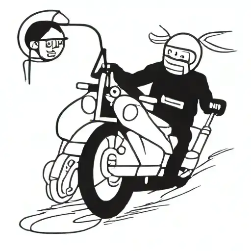 In Common With My Father Sebastien Motorbike