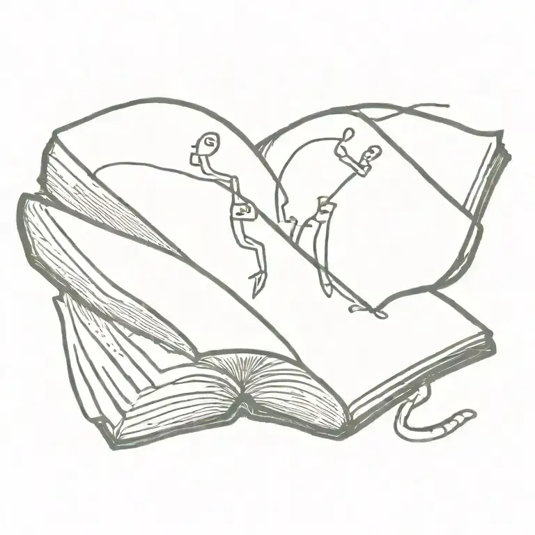 Open Bible Laying Flat