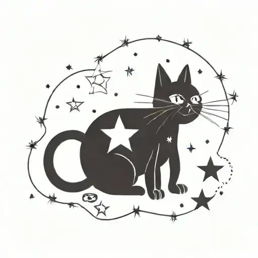 Starry Dreams Cat