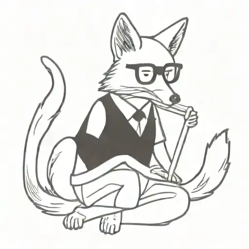 Fox With Glasses