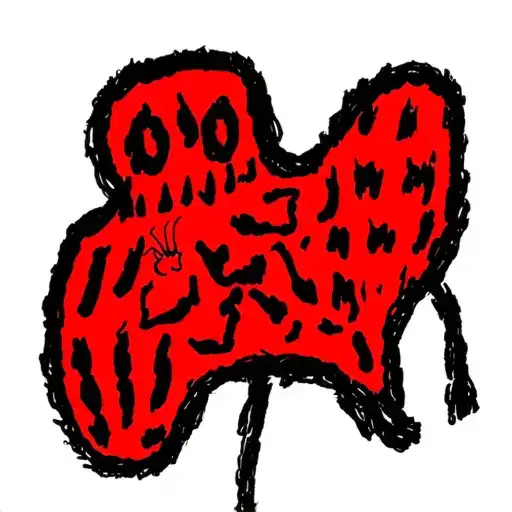 Black With Red Accents Outline And Random Theme