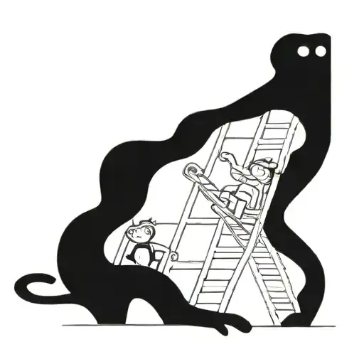 Fire Ladder And Monkey's