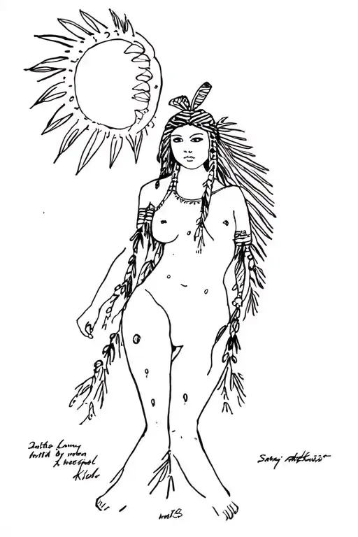 Sexy Native American Woman