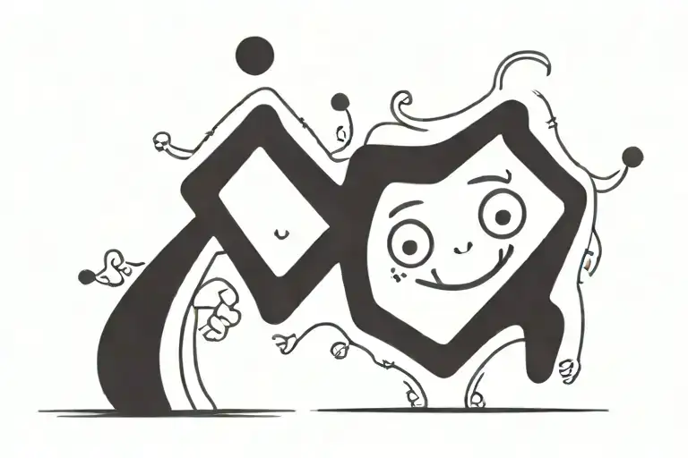 Cute Silly Cartoon Tats