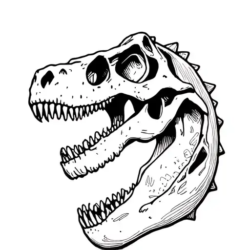 Flash T Rex Skull