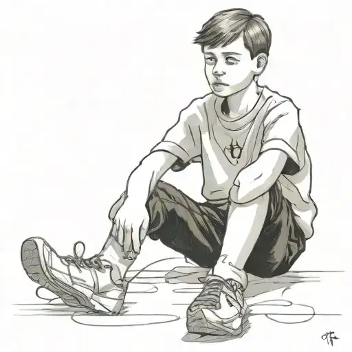 Young Boy Filip Krawczyk From Poland