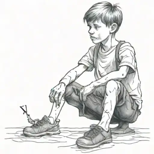 Young Boy Filip Krawczyk From Poland