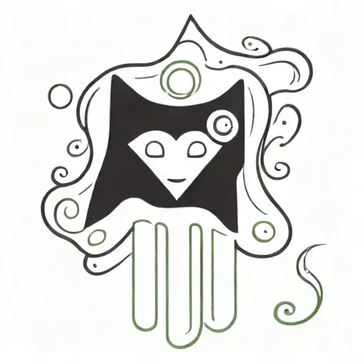 Hamsa With Cat's Eye Inside