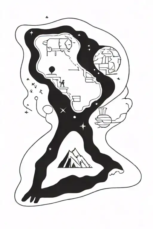 Travel Brochure Poster Advertising A Vacation To Alpha Centauri In The Future In A Rectangular Frame