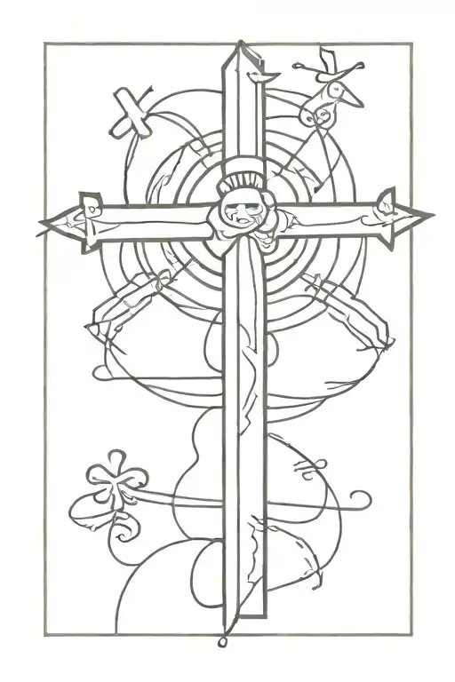 Plan Christian Cross