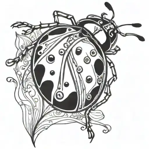 Ladybug Outline