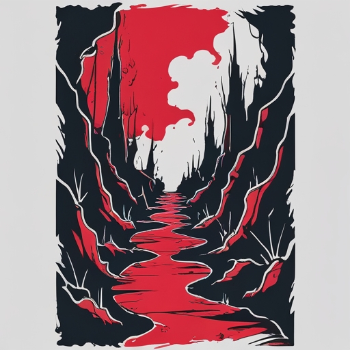 Crimson Path of Eternal Shadows