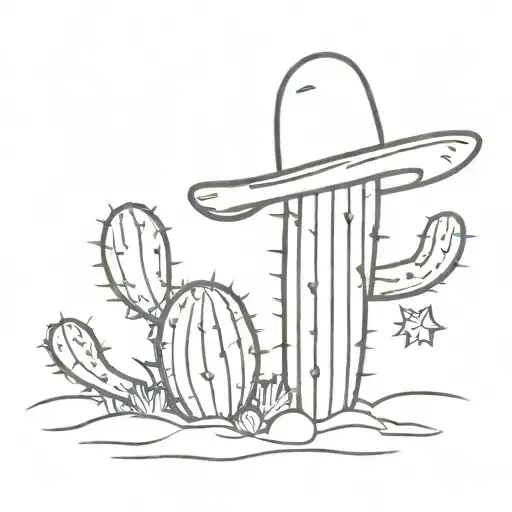 Cactus With Sombrero