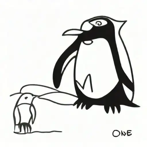 One-line Penguin
