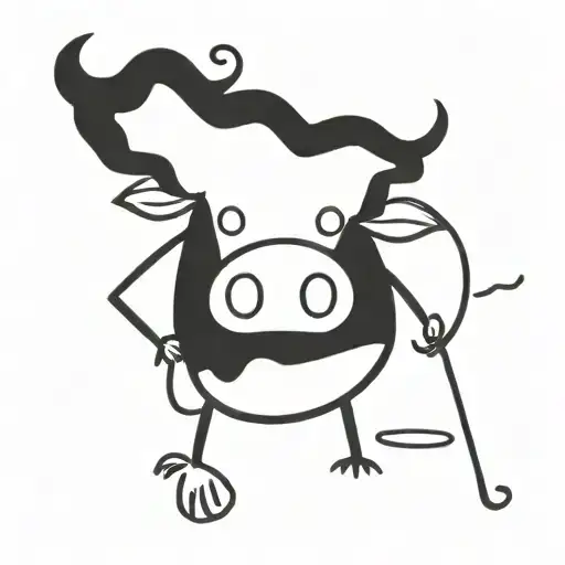 Mountain Pig Refusing To Eat Fine Food Items