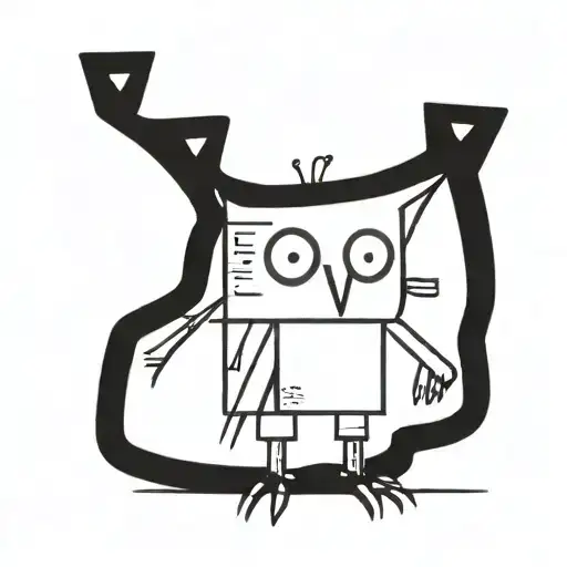 Robot Owl Perched
