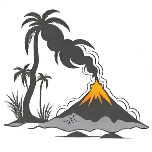 Volcano Palm Tree