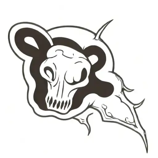 Cow Bunny Skull