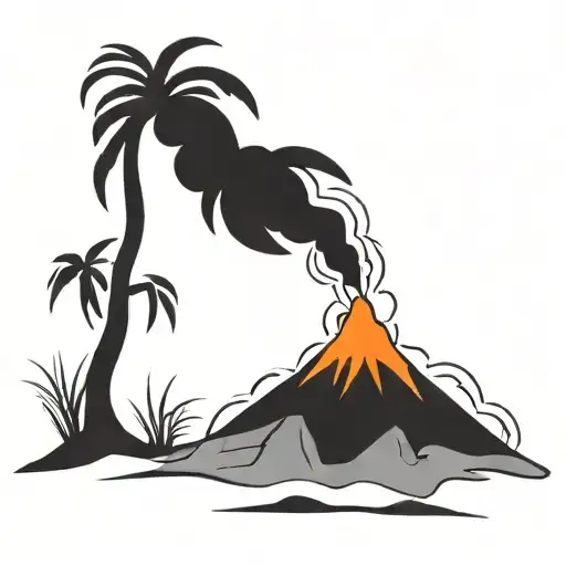 Volcano Palm Tree