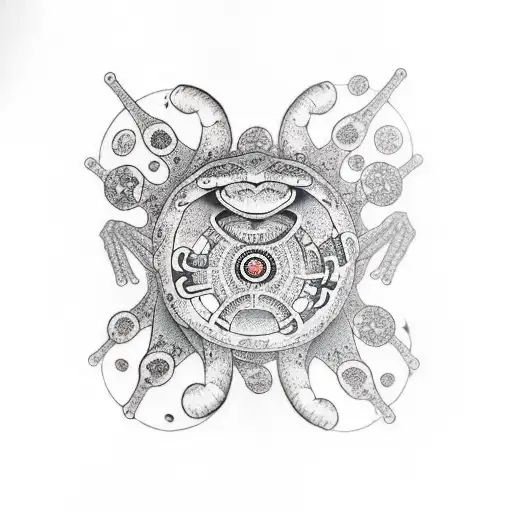 Frog Bicycle Magic Mushroom