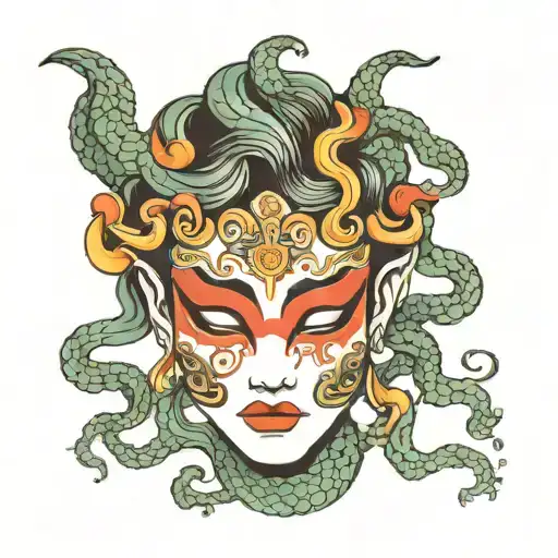 Medusa Oni Mask