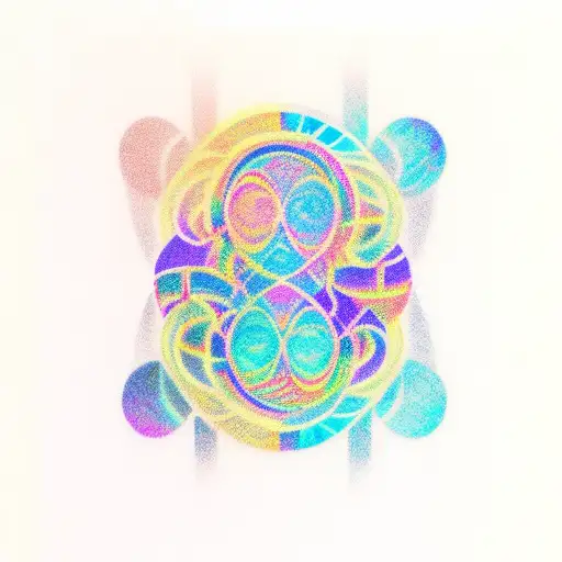 Abstract Representation Of Electrical Waves