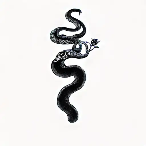 A Snake And A Rose