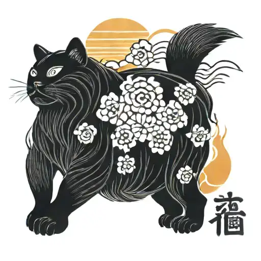 Fuji And Paw In The Sun Rising