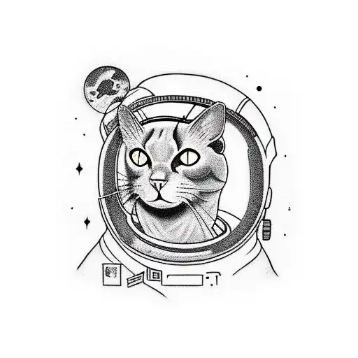 Black Cat Astronaut