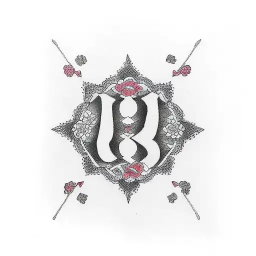 Small Lace With Beautiful Letters