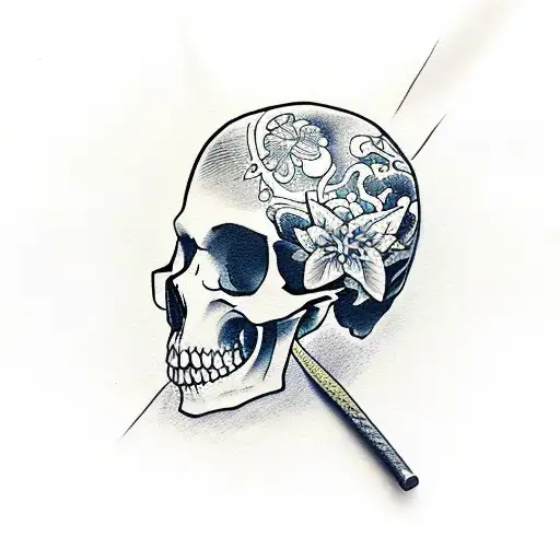 Lily With Skull In It