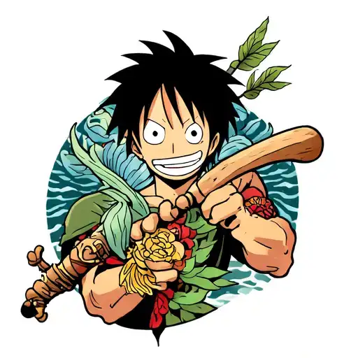 One Piece Luffy Zoro Arm Seleve